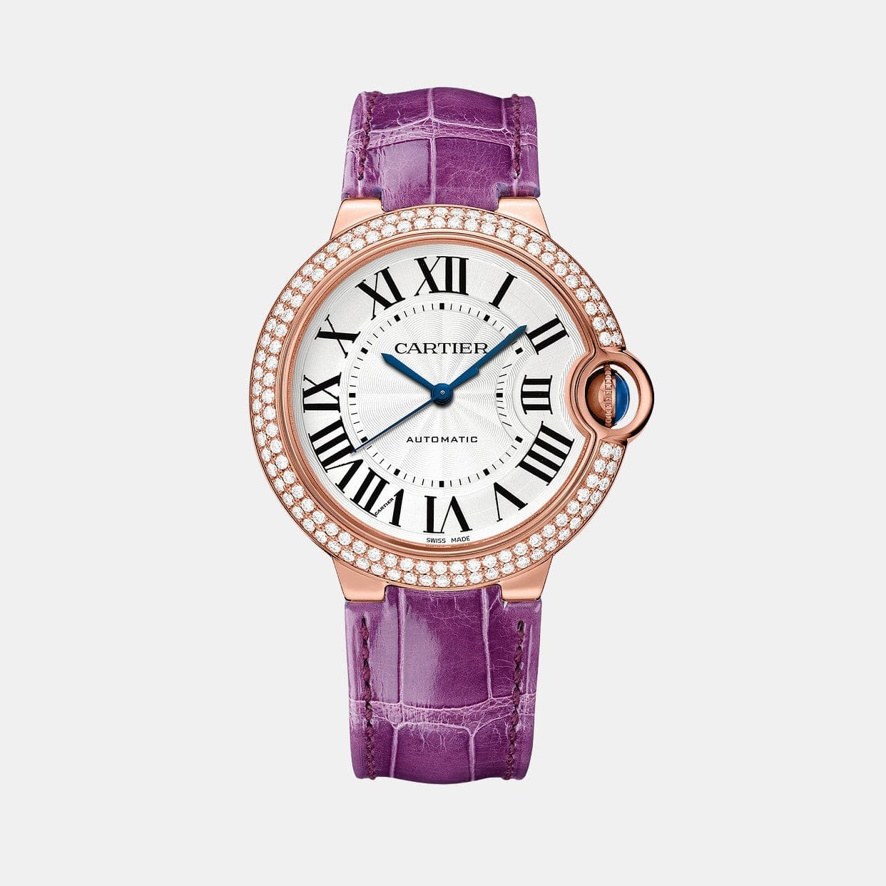 Montre Ballon Bleu de Cartier Or rose Diamant