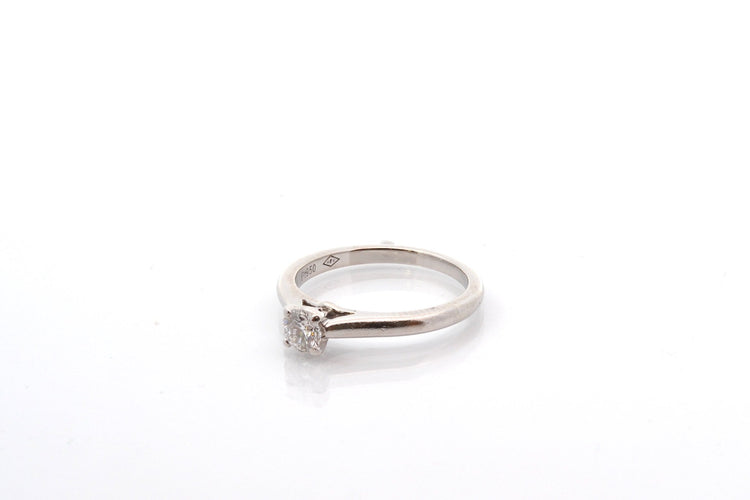 Bague 52 Cartier - Bague en platine avec diamant 0,31 ct 58 Facettes 27259