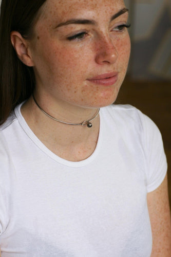 Collier Fabrice - Pevný náhrdelník v Stříbro 800 (léta 1965-1970) 58 Facettes