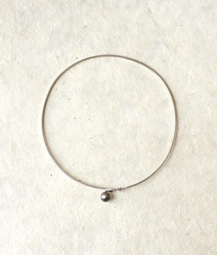 Collier Fabrice - Pevný náhrdelník v Stříbro 800 (léta 1965-1970) 58 Facettes