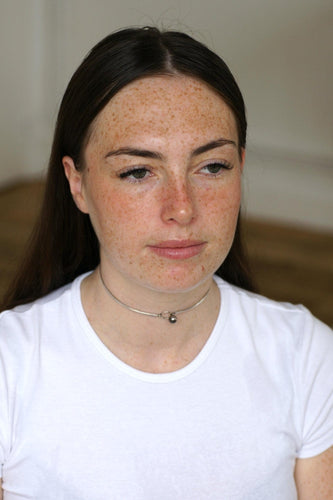 Collier Fabrice - Pevný náhrdelník v Stříbro 800 (léta 1965-1970) 58 Facettes