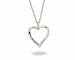 Pendentif Damiani - Pendentif cœur en or blanc 18 ct et diamants 58 Facettes 7895