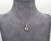 Collier Collier - Rubis du Mozambique 0,60 ct et diamants en or blanc 18 kt 58 Facettes 9791