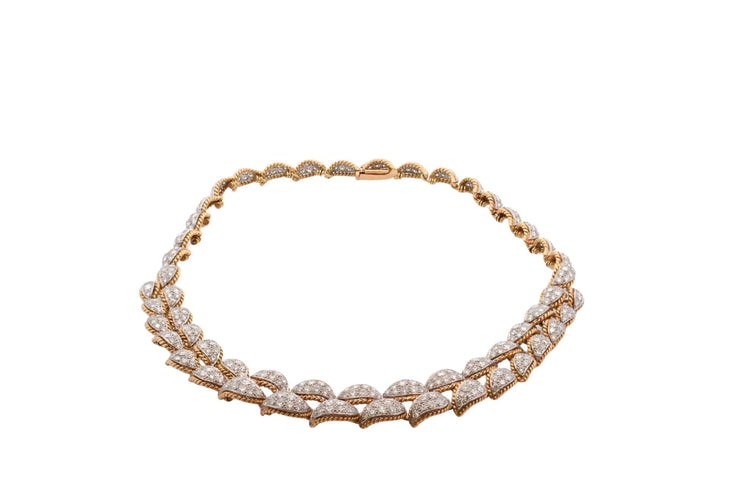 Collier Collier en or jaune 18k avec diamants 58 Facettes 27085dv