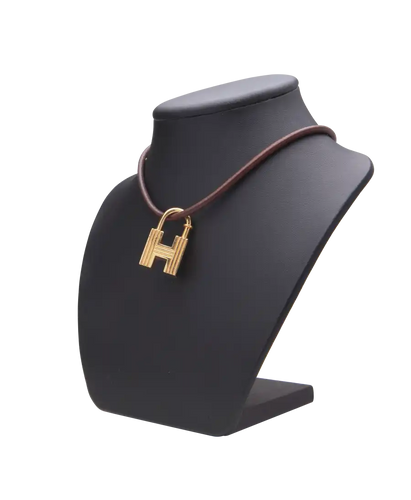 Collier Hermès H 2000 - Collier avec cadenas en acier 58 Facettes BO220710/H2000