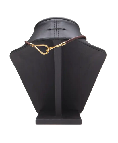 Collier Hermès H 2000 - Collier avec cadenas en acier 58 Facettes BO220710/H2000