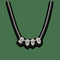 Collier Collier pendentif chiffre 2000 en platine et diamants 1,50 ct, 41 cm 58 Facettes FB10180