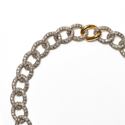 Collier Pomellato Catene - Collier chaîne en or rose 18 K et diamants 58 Facettes 2.18449