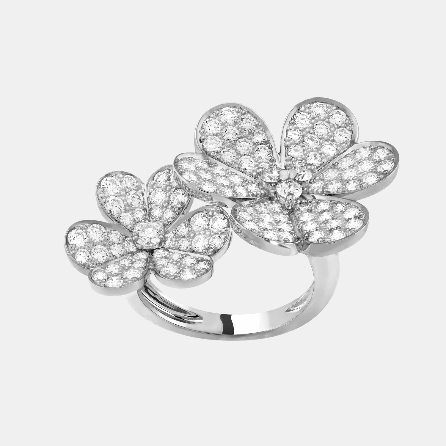 Bague Frivole Or blanc Diamant 2.1ct