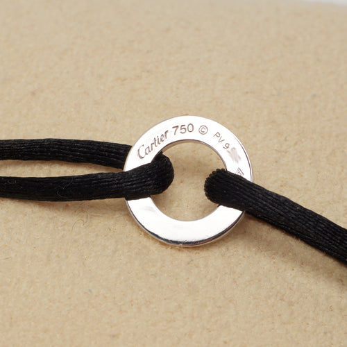 Bracelet Cartier Love - Bracelet cordon en or blanc et diamants 58 Facettes