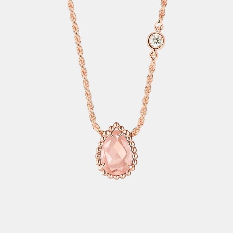 Pendentif Serpent Bohème Or rose Diamant, XS motif