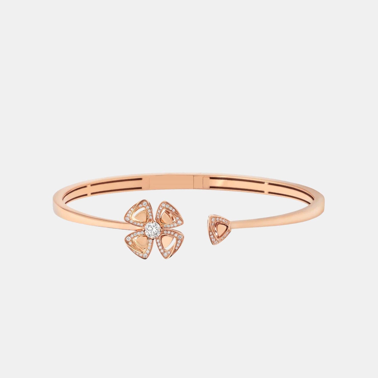 Bracelet Fiorever Or rose Diamant 0.37ct