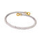 Bracelet Fred Force 10 - Bracelet en or jaune 750 et acier 58 Facettes 34067