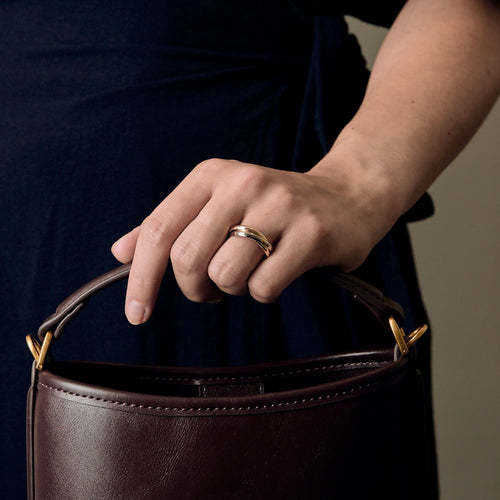 CARTIER - Trinity- Klein model - Driekleurige ring 