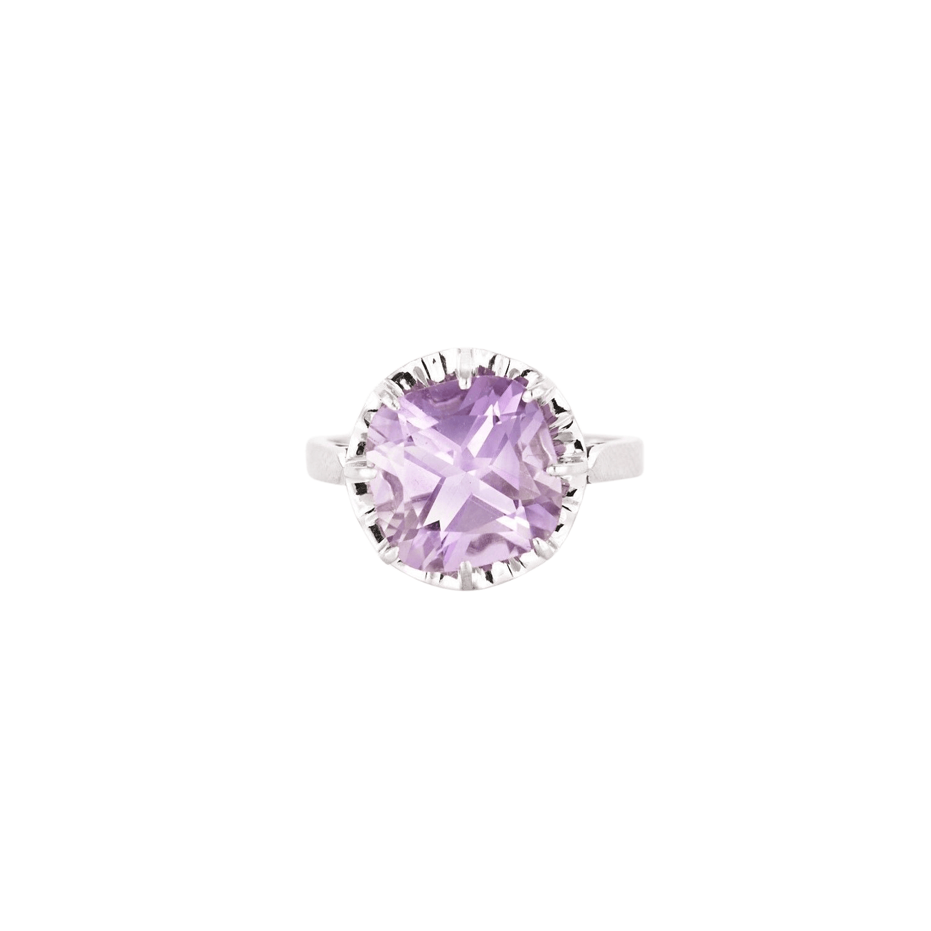 Amethyst engagement rings