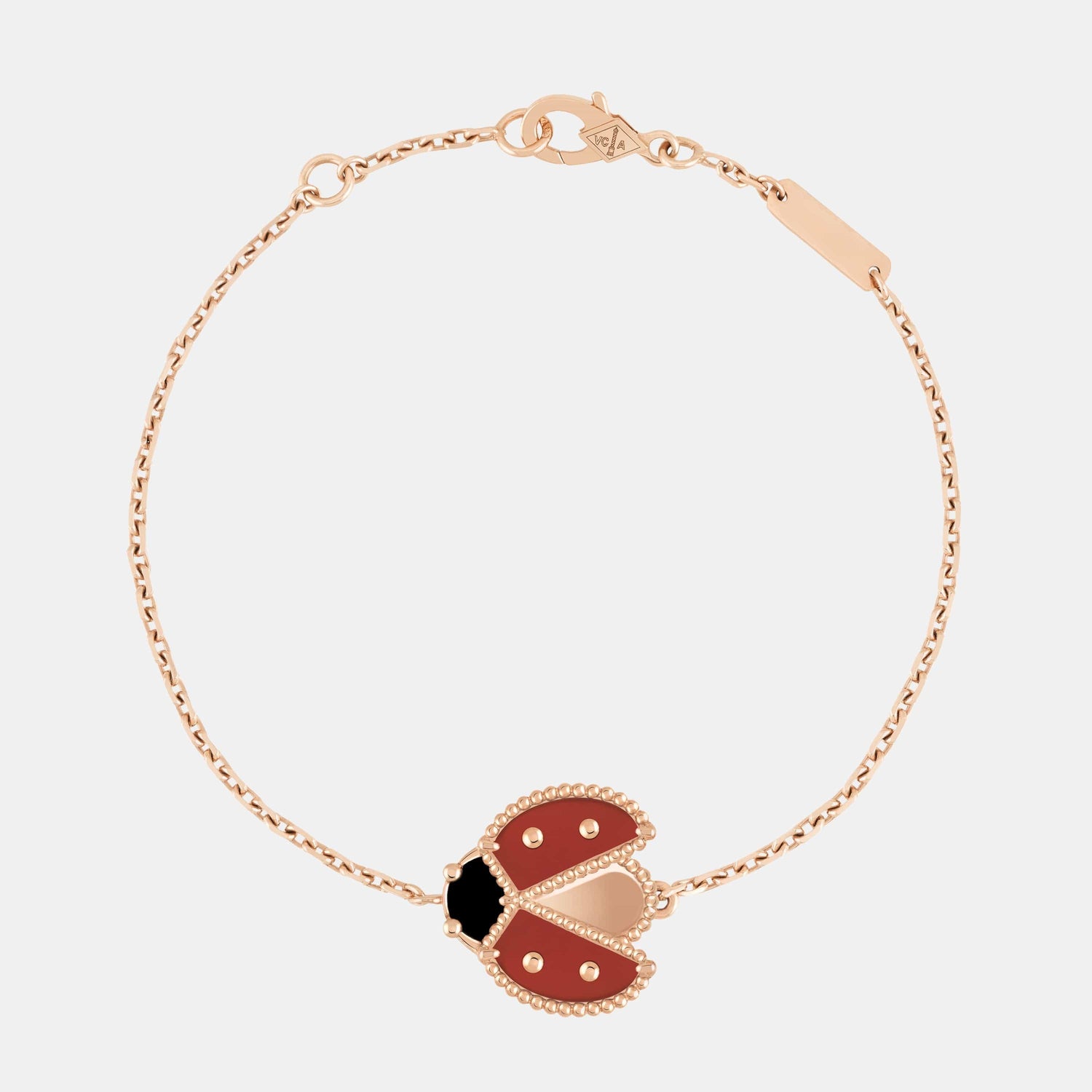 Bracelet Lucky Spring Or rose Mixte 