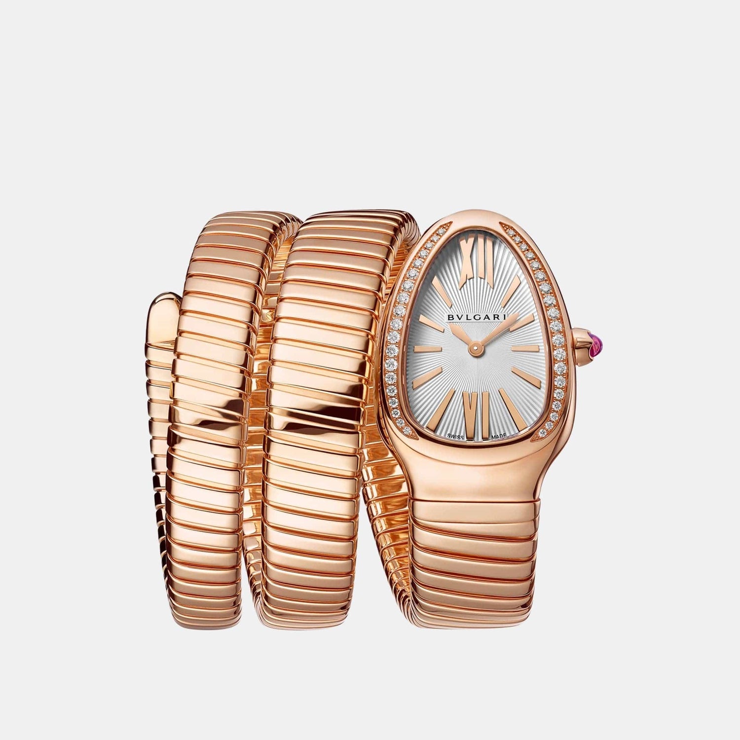 Montre Serpenti Tubogas Or rose Mixte