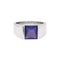 Bague 54 Cartier Tank - Bague en or blanc et calcédoine 58 Facettes 35172