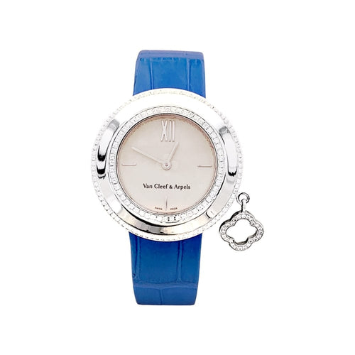 Montre Van Cleef & Arpels Charms - Montre femme en or blanc et diamants 58 Facettes 35162