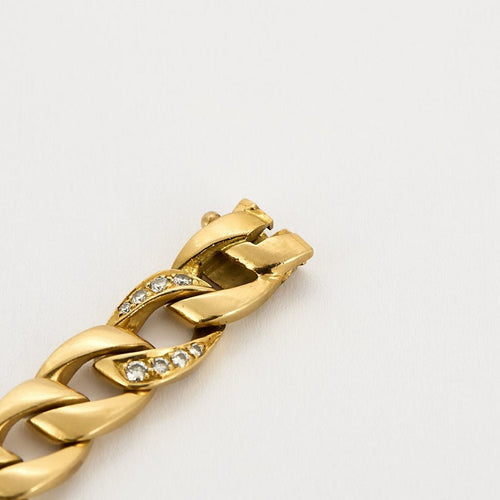Cartier x Georges Lenfant - Sarı altın ve pırlantalı Bergame bileklik 