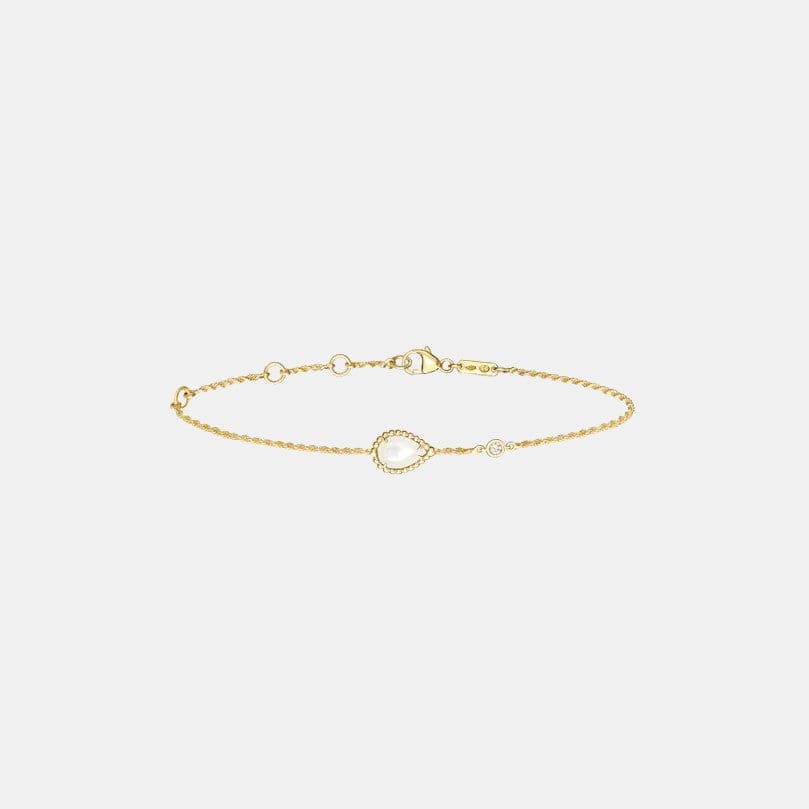 Bracelet Serpent Bohème XS Motif Or jaune Perle 0.75ct