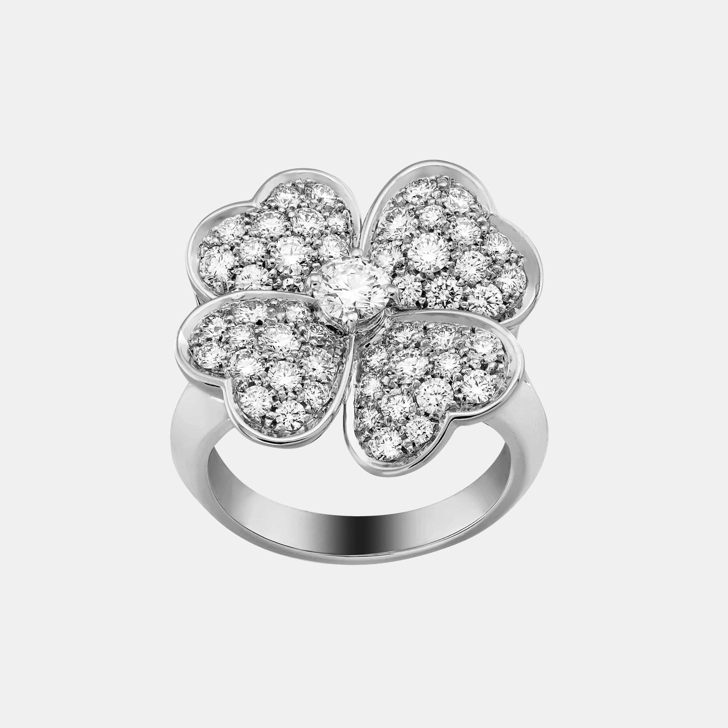 Bague Cosmos Or blanc Diamant 0.29ct