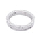 Bague 56 Buccellati Macri Capri Eternelle - Bague en or blanc et diamants 58 Facettes 33656