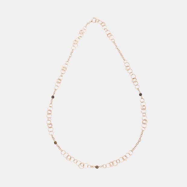 Collier Sabbia Or rose Mixte 0.9ct