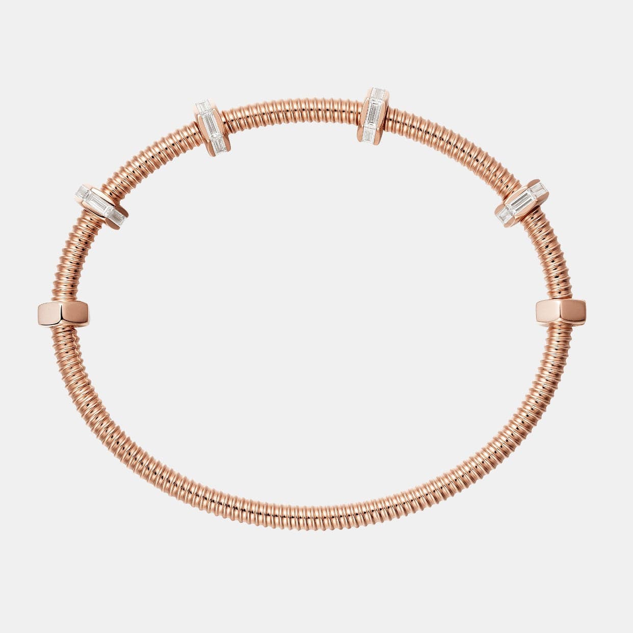 Bracelet Écrou de Cartier Or rose Diamant