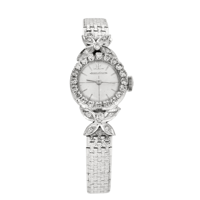 Montre JAEGER LECOULTRE - Montre de dame en or gris 58 Facettes