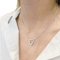 Collier Cartier Cœurs - Collier en or blanc et diamants 58 Facettes 34760