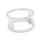 Bague 54 Messika Glam'Azone - Bague en or blanc et diamants 58 Facettes 33978