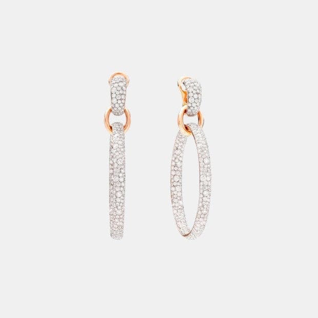 Boucles d'oreilles Iconica Or rose Diamant 6.4ct