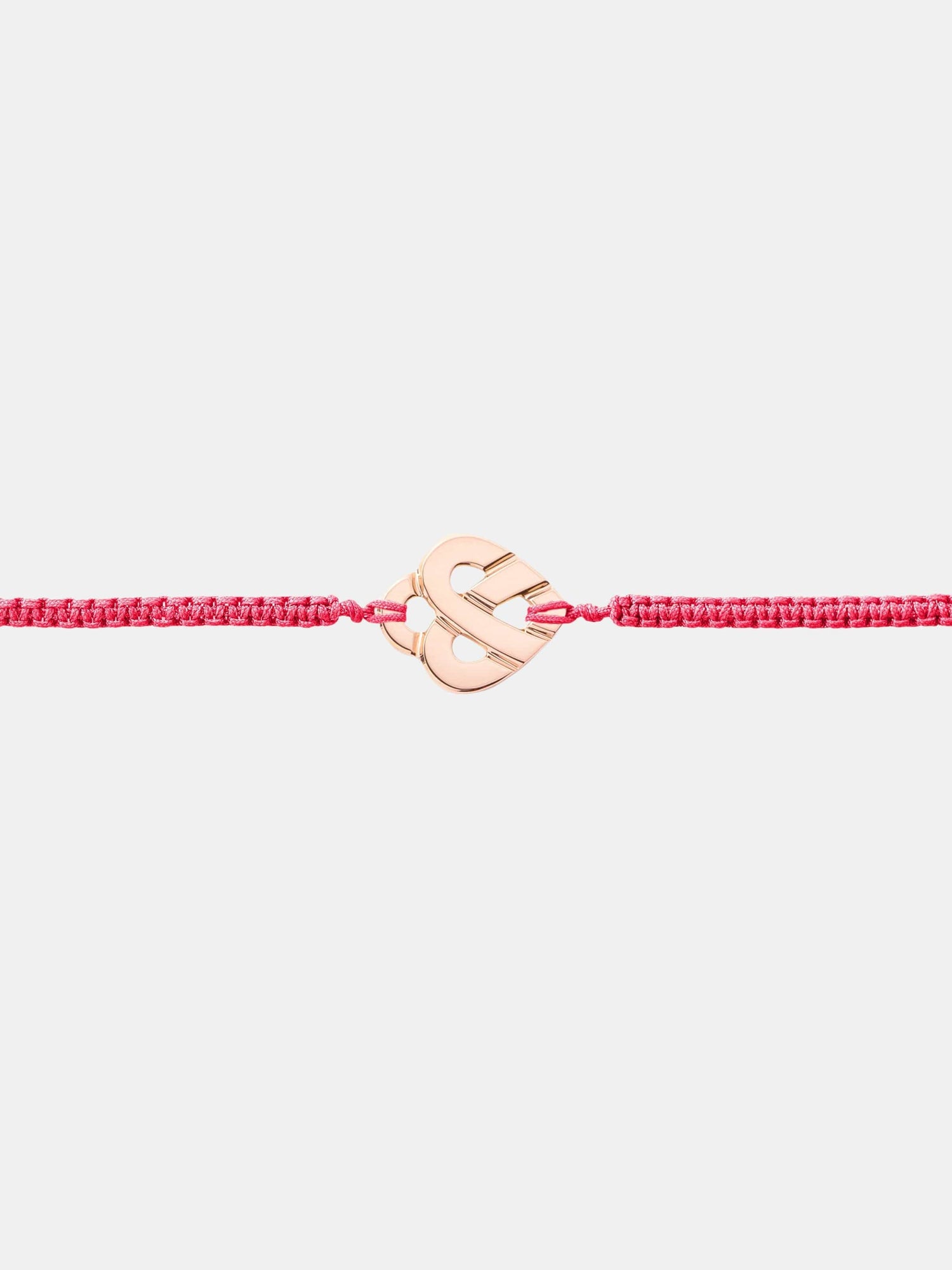 Bracelet Coeur Entrelacé Or rose 
