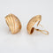 Boucles d'oreilles Boucles d'oreilles vintage années 1980 en or jaune 14 ct et diamants 58 Facettes G12622