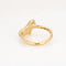 Bague 53 Angela Cummings - Bague cœur vintage en or jaune 18 carats 58 Facettes G13407