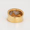Bague Bague double cœur vintage en or jaune 18 carats et diamants 58 Facettes G13408