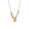 Collier Collier pendentif cerf - 14 carats or jaune et diamant, chaîne 48 cm 58 Facettes G13507