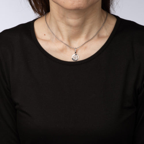 Collier Cartier - Collier avec pendentif « 13 » en or blanc 18k et diamants 58 Facettes G13512