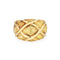 Bague 50 Tiffany & Co - Bague Vintage Quilt dôme en or jaune 18k 58 Facettes G13677