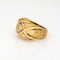 Bague 50 Tiffany & Co - Bague Vintage Quilt dôme en or jaune 18k 58 Facettes G13677