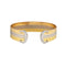 Bracelet Cartier C de Cartier - Bracelet manchette Double C en or tricolore et diamants 58 Facettes G13728