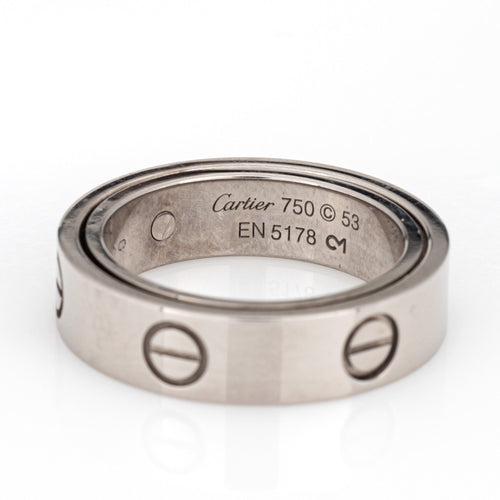 Bague 53 Cartier Love Secret - Bague en or blanc 18 ct 58 Facettes G13772