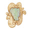 Pendentif Pendentif Broche camée opale sculptée vintage en or jaune 14k 58 Facettes G13851