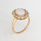 Bague 54 Bague victorienne ancienne opale et diamants en or jaune 18 carats 58 Facettes G13874