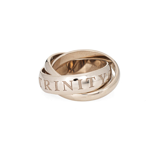 Bague 50 Cartier Love et Trinity - Bague en or blanc 18 ct 58 Facettes G13920