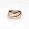 Bague 50 Cartier Love et Trinity - Bague en or blanc 18 ct 58 Facettes G13920