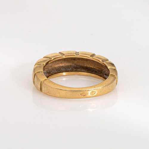 Bague 51 Van Cleef & Arpels - Bague cube vintage en or jaune 18k 58 Facettes G13924