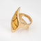 Bague 57 Bague pépite - Bague en or jaune 14 carats 58 Facettes G13937