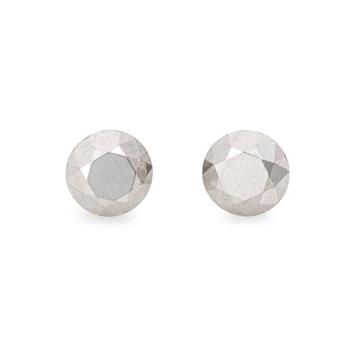 Boucles d'oreilles Tiffany & Co Elsa Peretti - Boucles d'oreilles puces Two Carat en platine 58 Facettes G13953